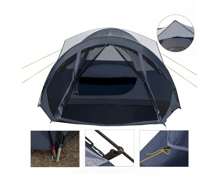 Family weather protection easy to set up tent