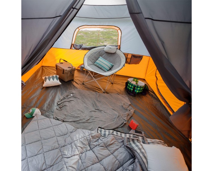 Family camping weather protection ventilation tent