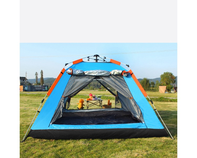 Outdoor portable folding automatic quick opening tent