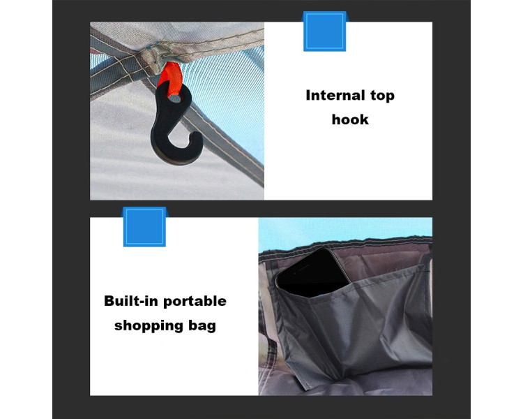 Outdoor portable folding automatic quick opening tent