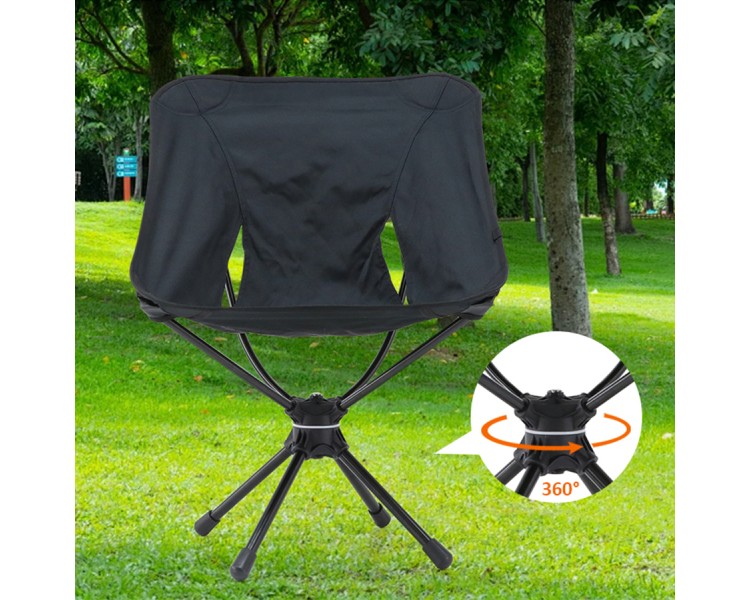Portable 360 ​​degree swivel chair folding chair