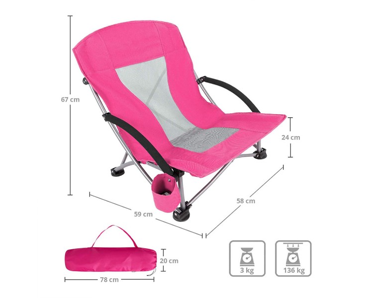 Ultra-light, breathable and durable folding chair