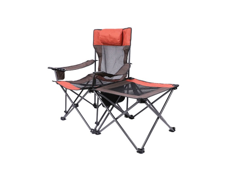 Outdoor portable adjustable folding chair