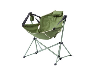 Folding camping rocking chair metal outdoor chair