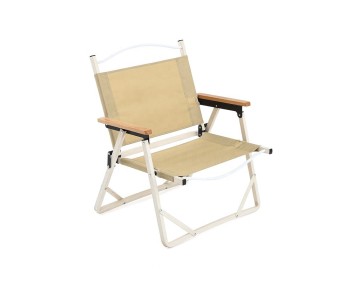 Luxury outdoor lightweight wooden folding chair