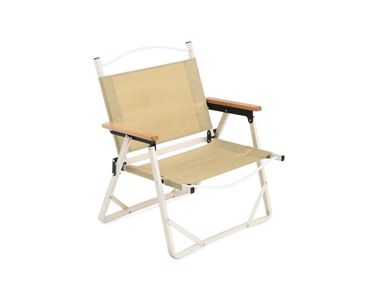 Luxury outdoor lightweight wooden folding chair