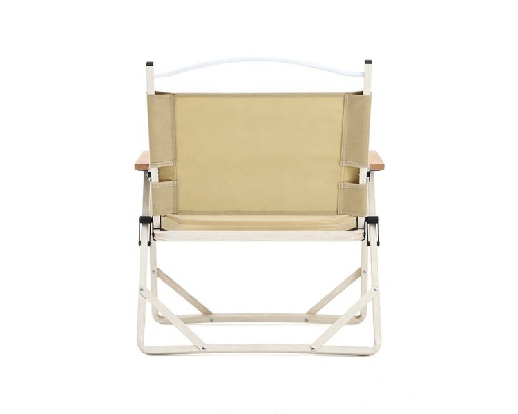 Luxury outdoor lightweight wooden folding chair