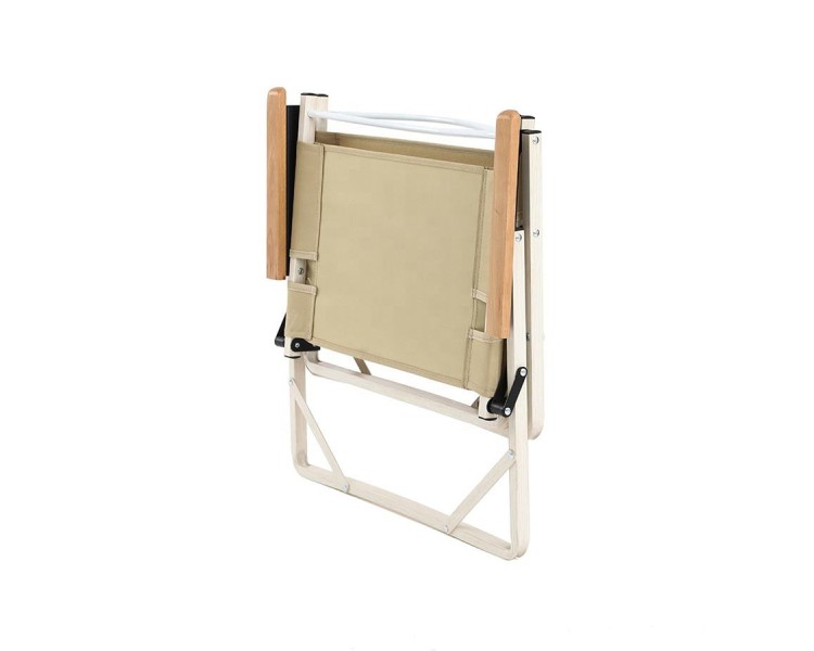 Luxury outdoor lightweight wooden folding chair