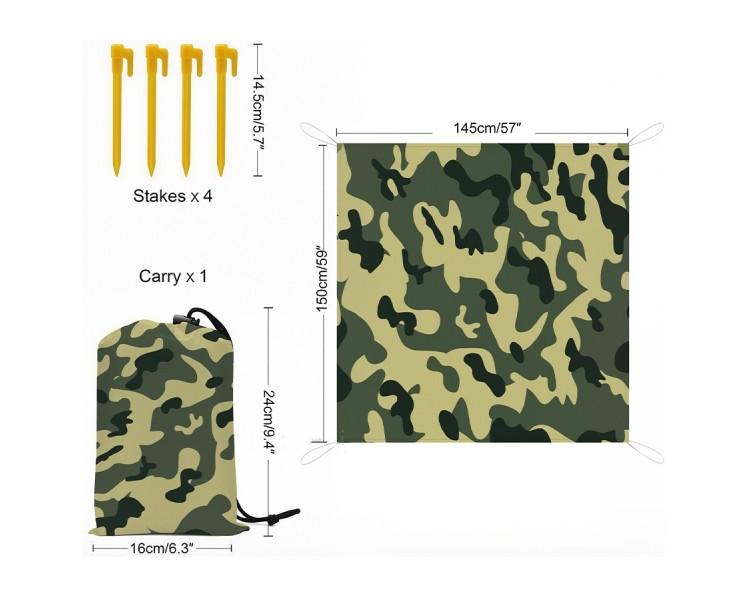 Waterproof beach mat outdoor picnic mat