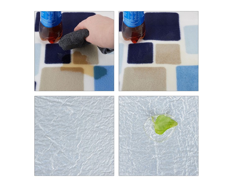Foam-filled waterproof camping mat