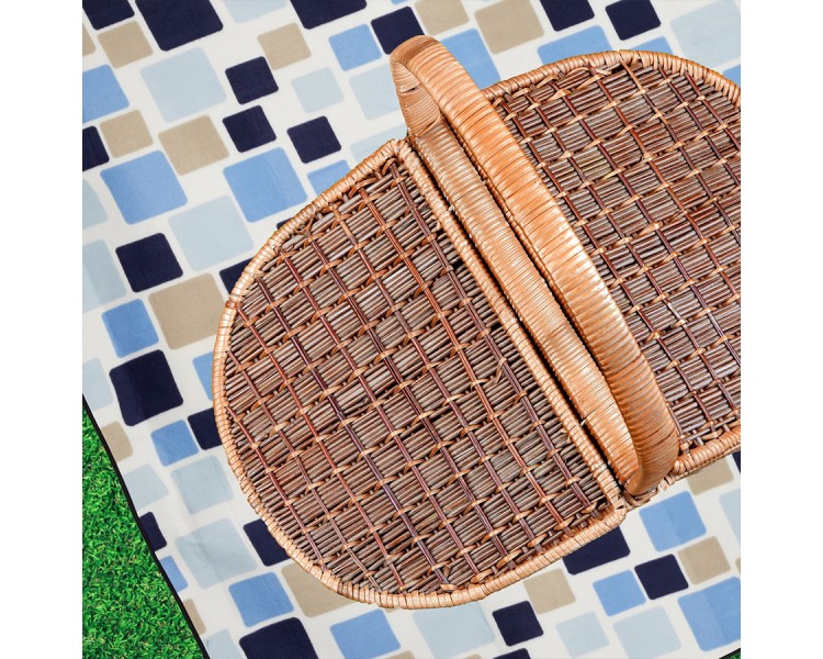 Foam-filled waterproof camping mat
