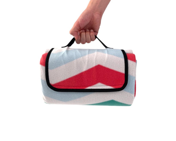 Printed eco-friendly wool folding mat