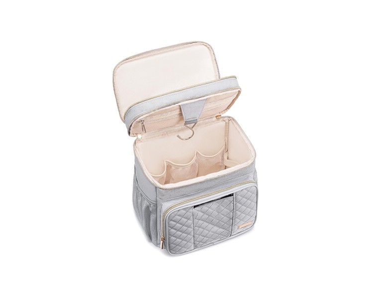 Large capacity waterproof portable toiletries bag