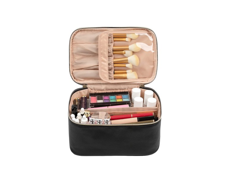 Large capacity stylish portable toiletry bag