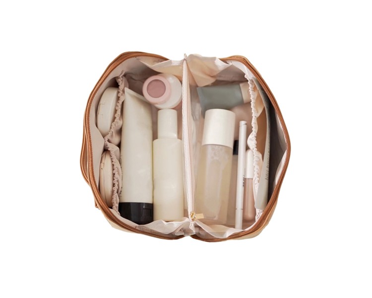 Leather classic fashion toiletry bag
