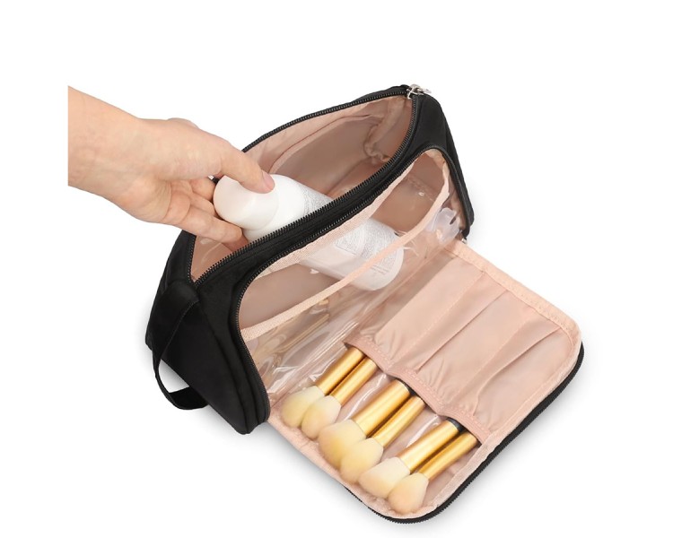 Daily travel zipper toiletry bag
