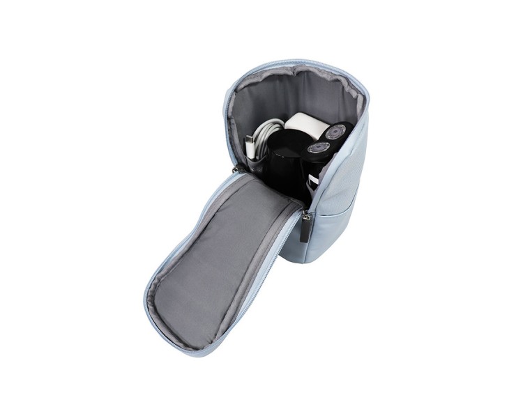 Spliced business casual toiletry bag