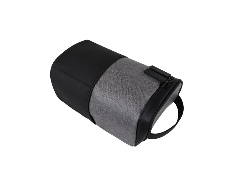 Spliced business casual toiletry bag