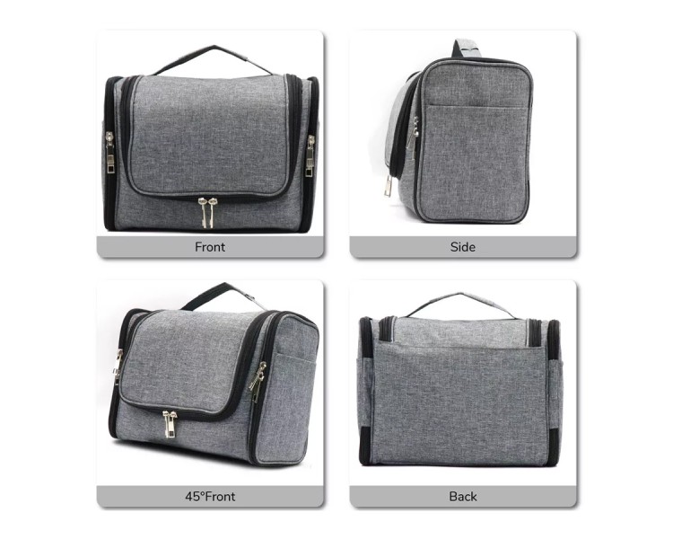 Environmentally friendly travel toiletry bag