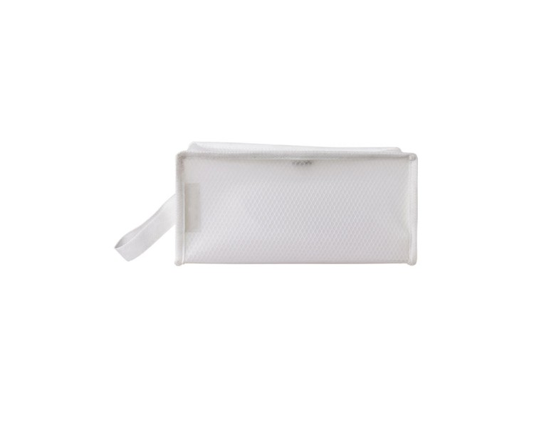 Simple casual frosted toiletry bag