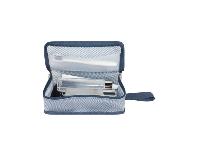 Simple casual frosted toiletry bag