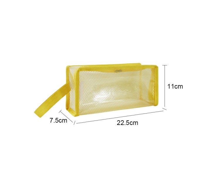 Simple casual frosted toiletry bag