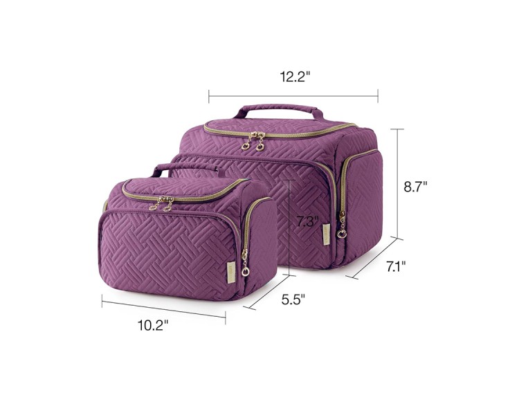 High-end fashion polyester toiletry bag