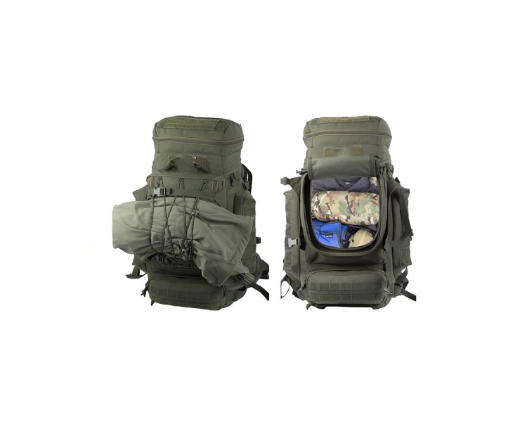 Mountaineering backpack for hiking, camping and hunting