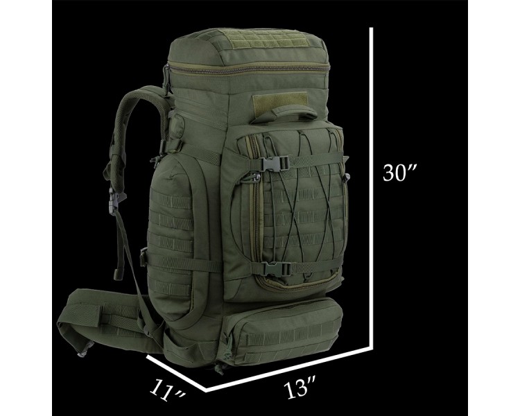 Mountaineering backpack for hiking, camping and hunting