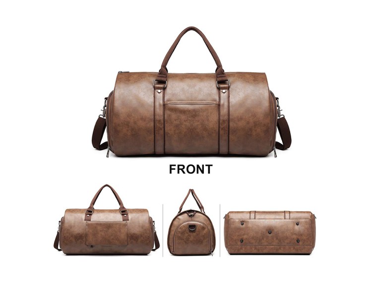 waterproof travel leather bag