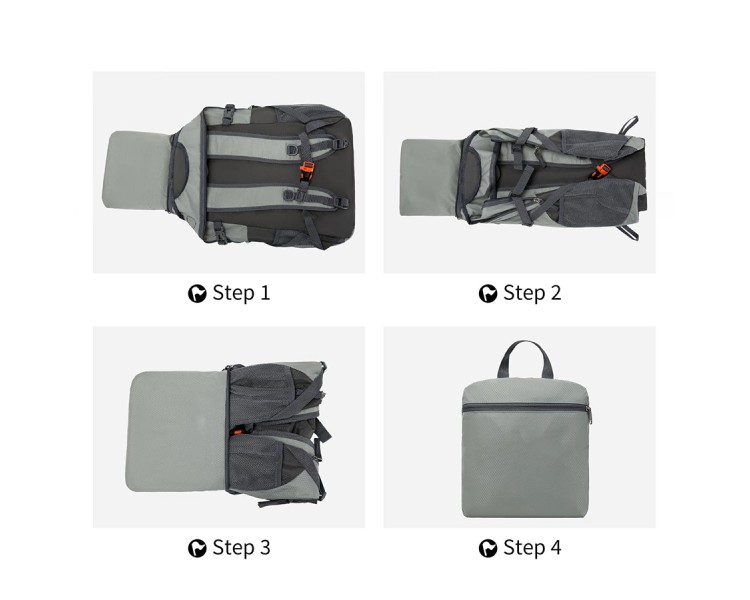 Lightweight waterproof zipper sealed backpack