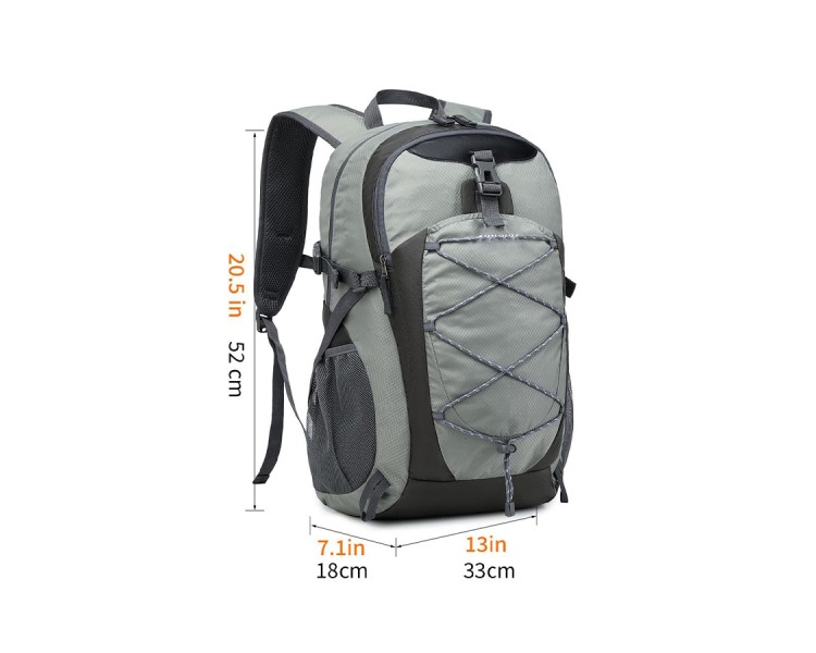 Lightweight waterproof zipper sealed backpack