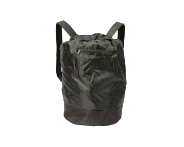 Black drawstring large-capacity backpack
