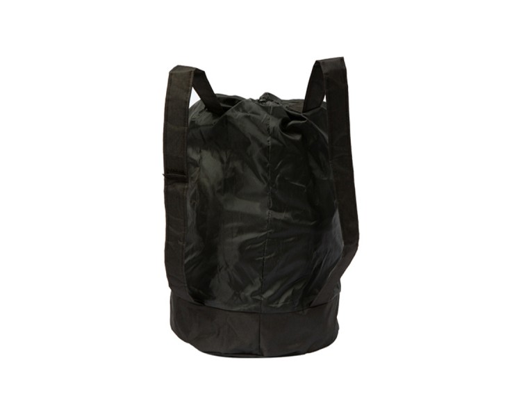 Black drawstring large-capacity backpack