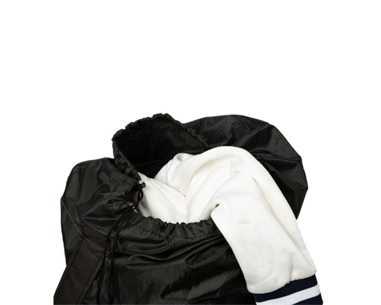 Black drawstring large-capacity backpack