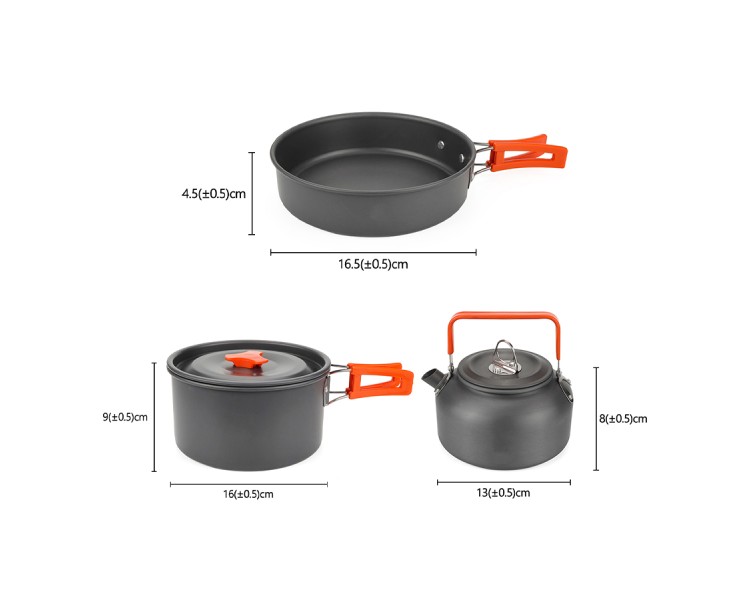 Ultralight camping picnic outdoor cooking set