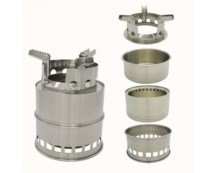 stainless steel portable alcohol smoker charcoal stove