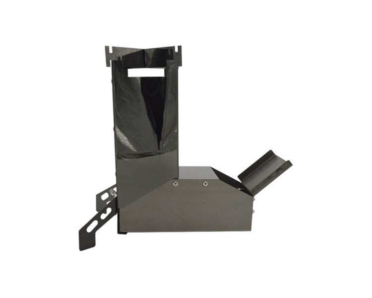 Lightweight steel rocket wood stove