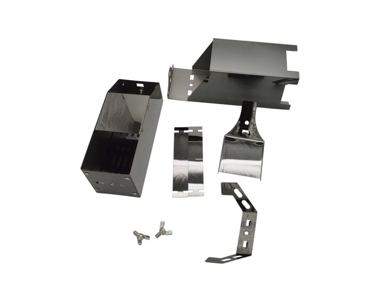 Lightweight steel rocket wood stove
