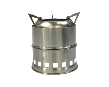 stainless steel camping hiking folding stove