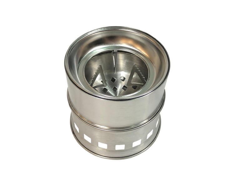 stainless steel camping hiking folding stove