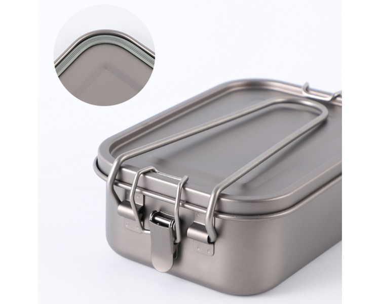 storage box pure titanium lunch box camping cooker