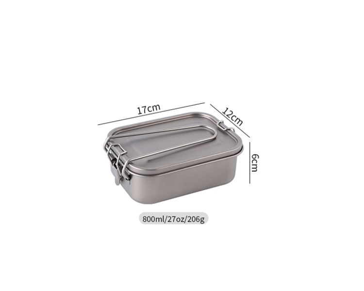 storage box pure titanium lunch box camping cooker