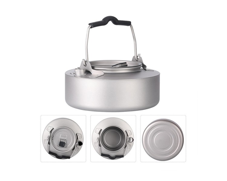 Hiking titanium teapot camp kettle