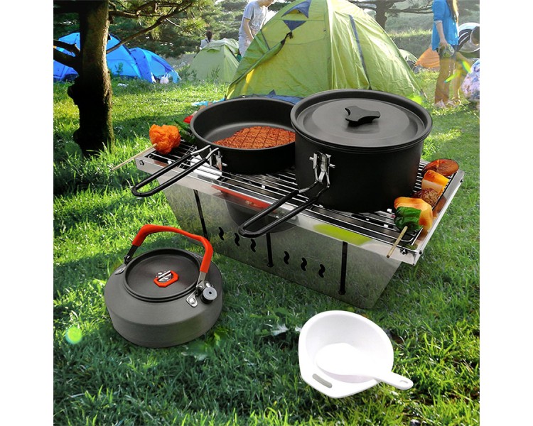 travel camping barbecue picnic table grill
