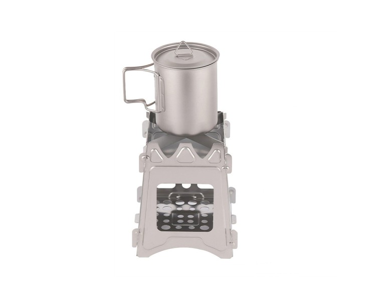 Ultra-light outdoor survival wood-burning stove