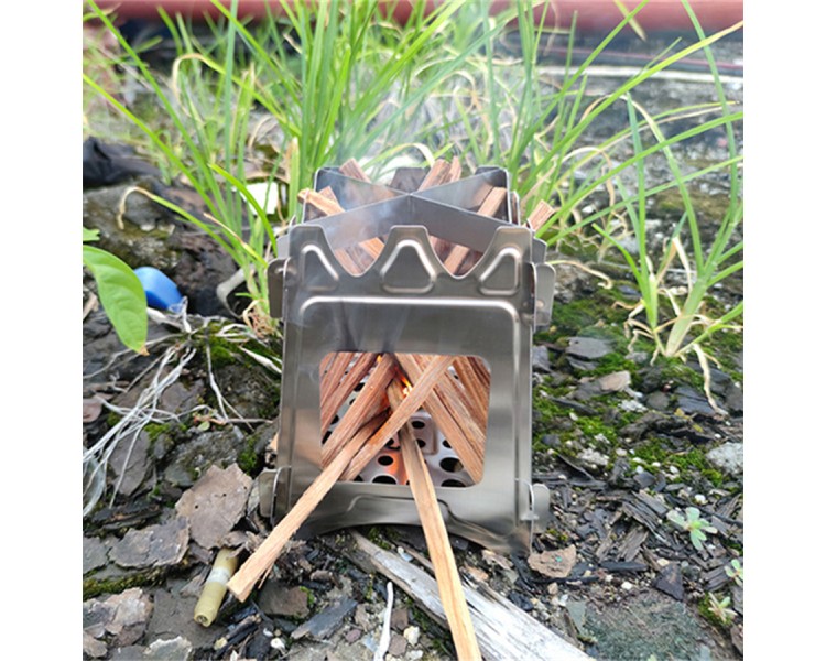 Ultra-light outdoor survival wood-burning stove