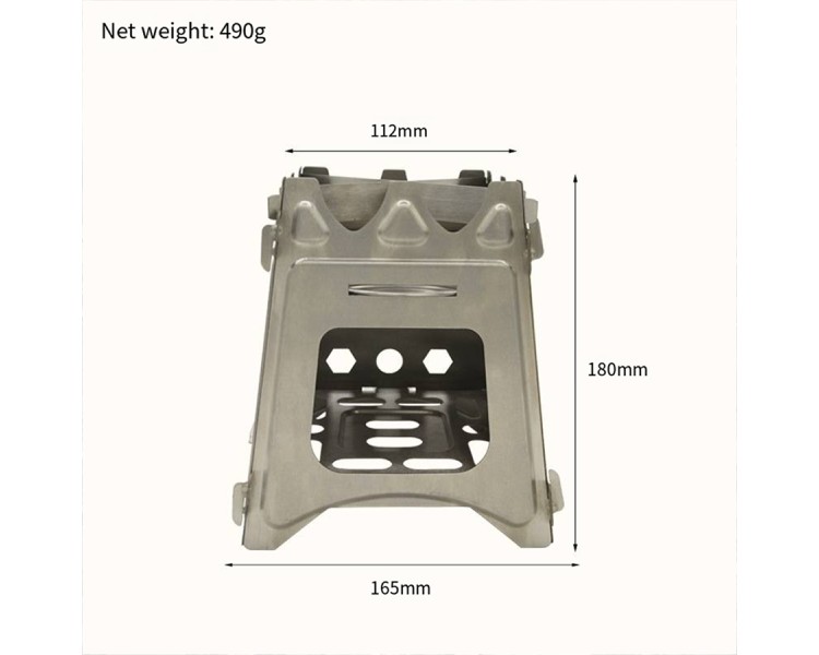 Ultra-light outdoor survival wood-burning stove