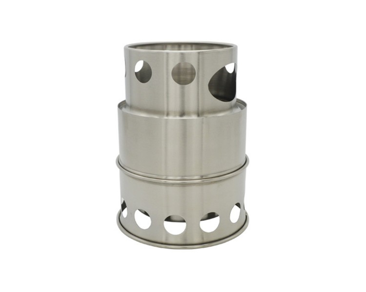 stainless steel charcoal cooking camping stove