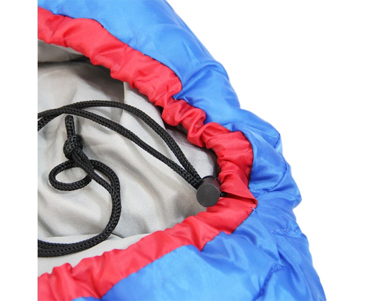 Portable V-sewn sleeping bag